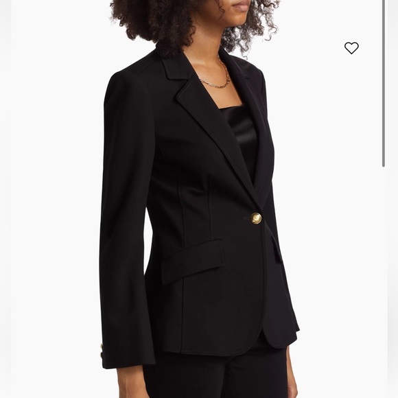 Cinq à Sept Danicka Ponte Blazer 00 Black - Picture 2 of 5